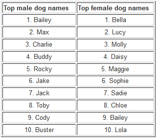 country girl dog names
